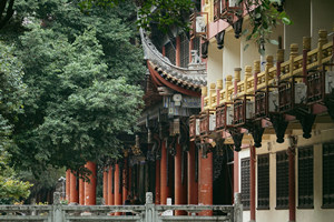 escenario interior de Monasterio Wenshu