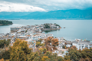 Isla Yuji del Lago Erhai