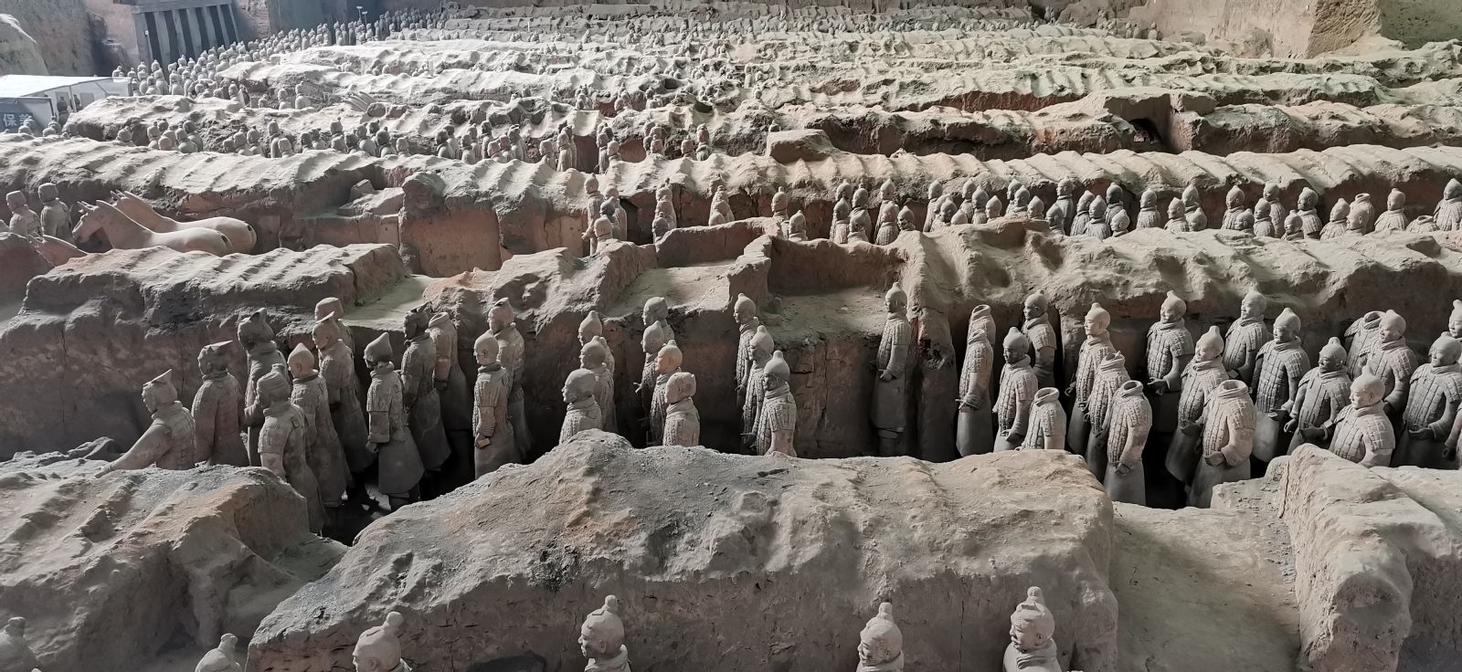 Guerreros y Caballos de Terracota