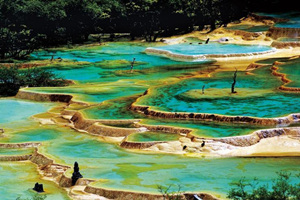 Atracción del Parque Nacional Huanglong