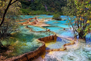 Paisaje del Valle Jiuzhaigou