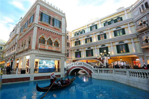 Viajes en las góndolas del Veneciano Macao