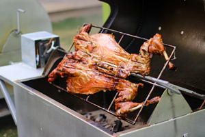 cordero entero asado