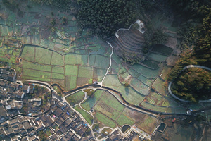 Panorama del Villaggio di Xidi
