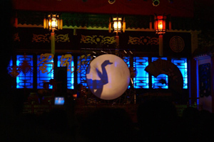 Gioco di ombre con le mani nel Teatro Shu Feng Ya Yun