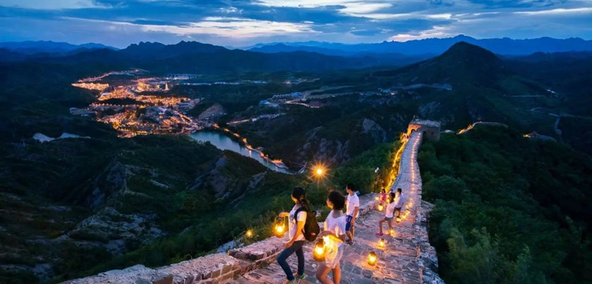 Vista notturna di Simatai