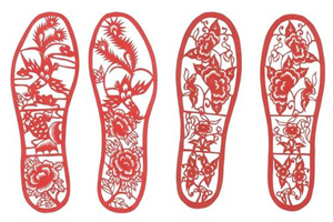 Ritagli per i ricami delle scarpe