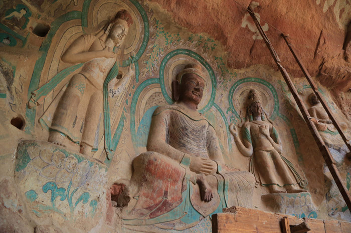 Dettagli delle Grotte di Bingling