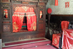 Interno della camera della Residenza della Famiglia Wang