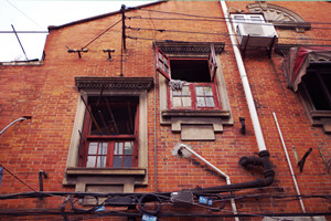 Shikumen nel Quartiere Tianzifang Shanghai